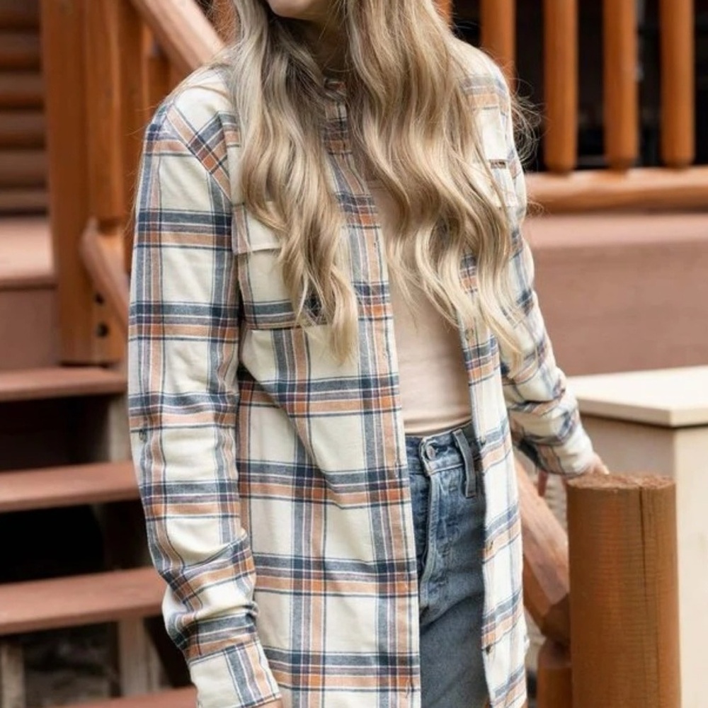 legendary whitetails plaid flannel tunic